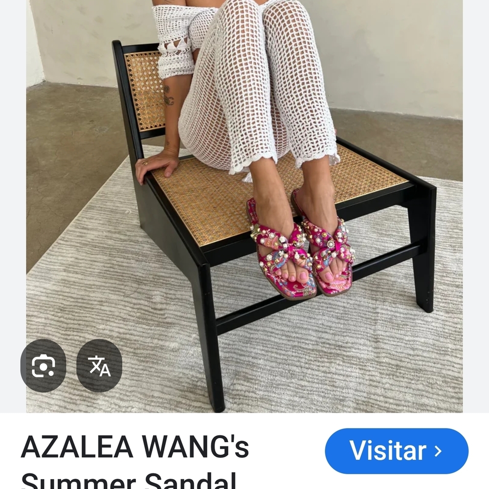 Pink Beaded Women's Sandals $Price 3 Pieces